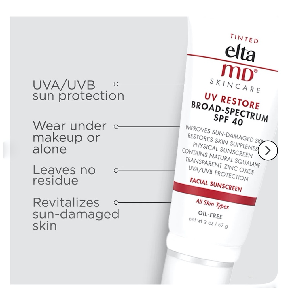 EltaMD UV Restore Tinted Broad-Spectrum SPF 40 Sunscreen - Picture 2 of 6